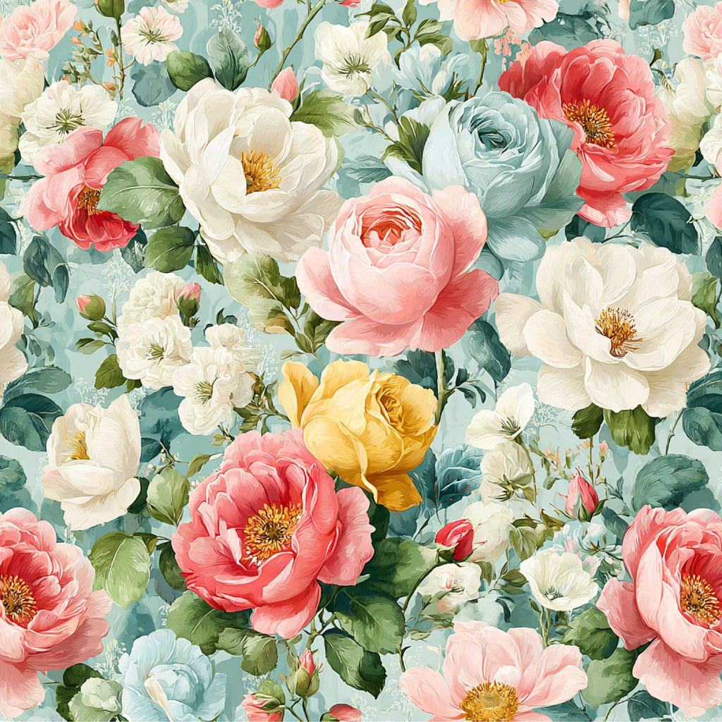 Petal Serenade Pattern 8 Minky Fabric