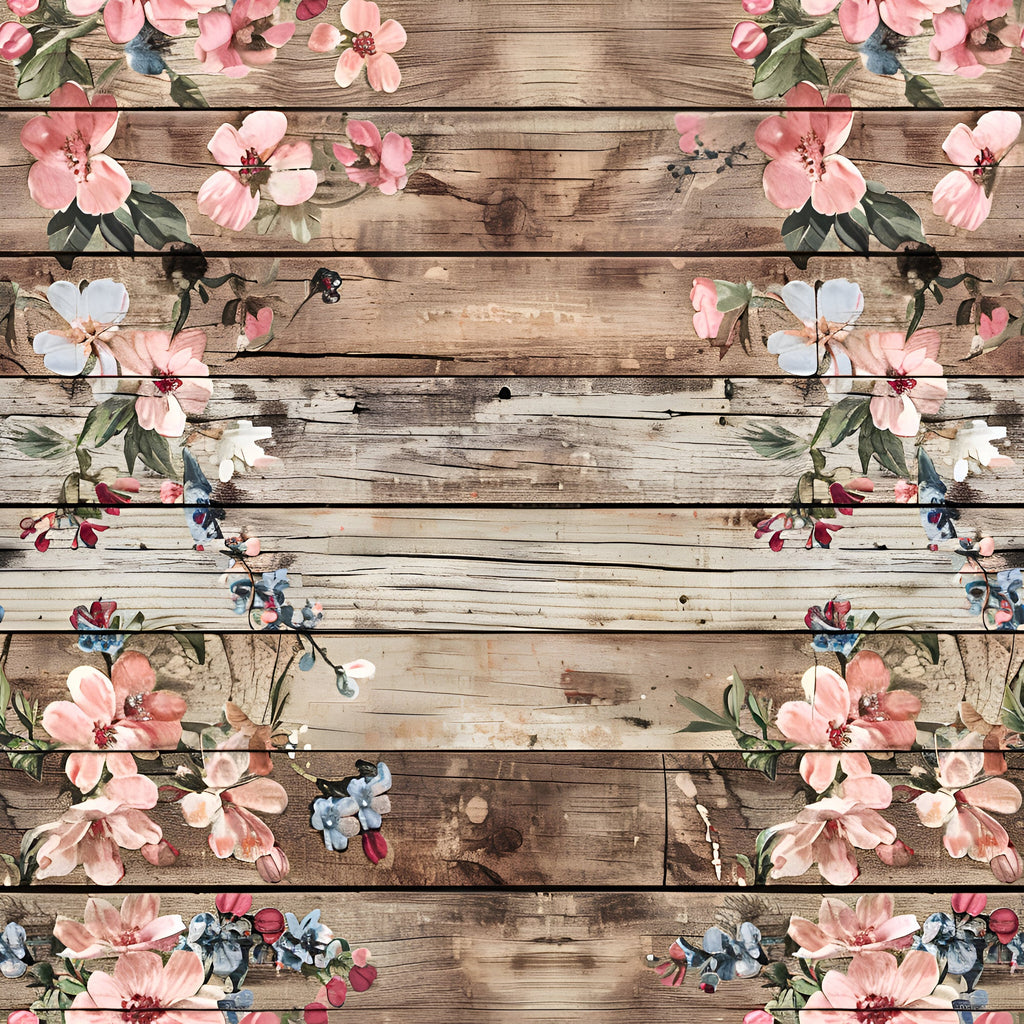 Farmhouse Blooms Pattern 10 Minky Fabric