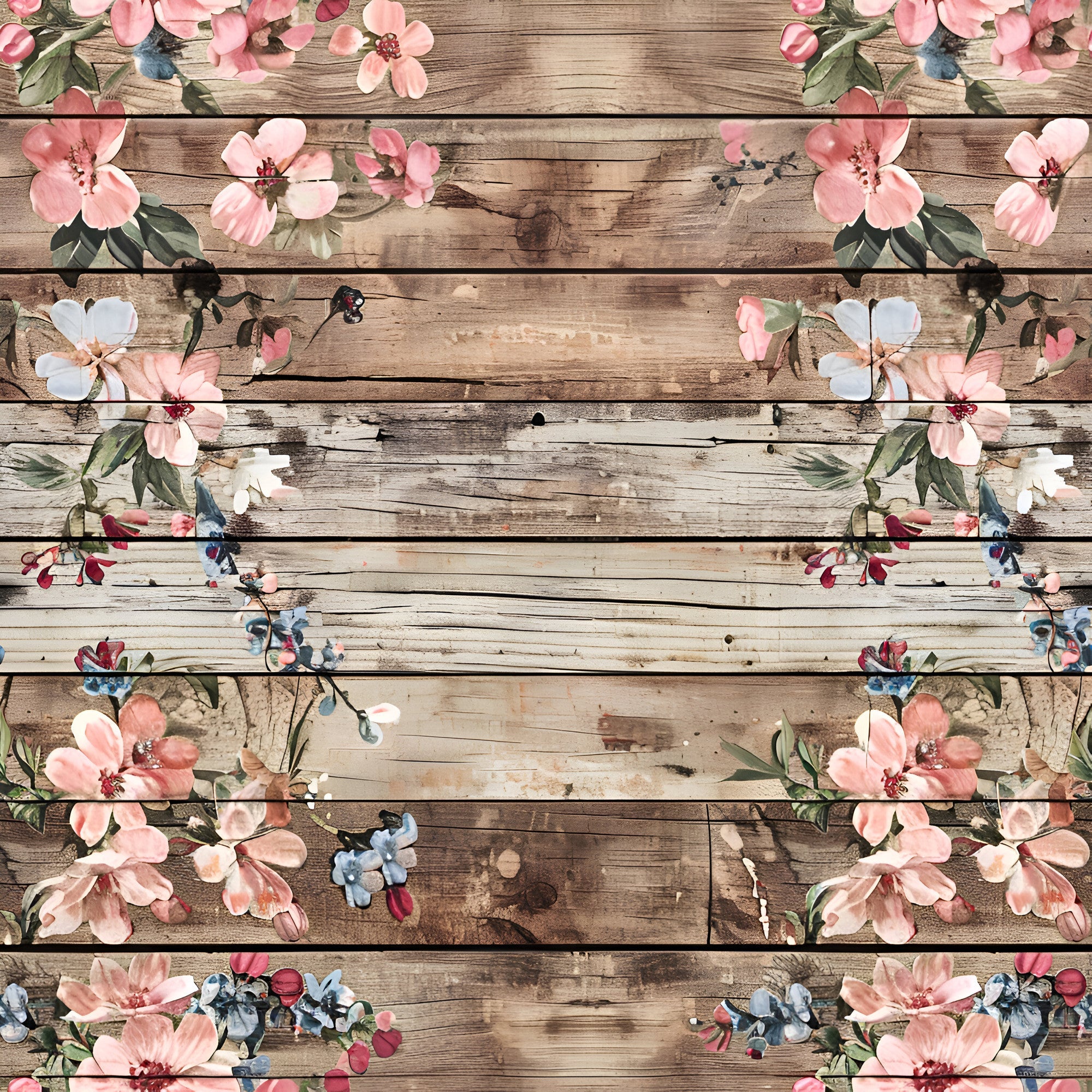 Farmhouse Blooms Pattern 10 Minky Fabric