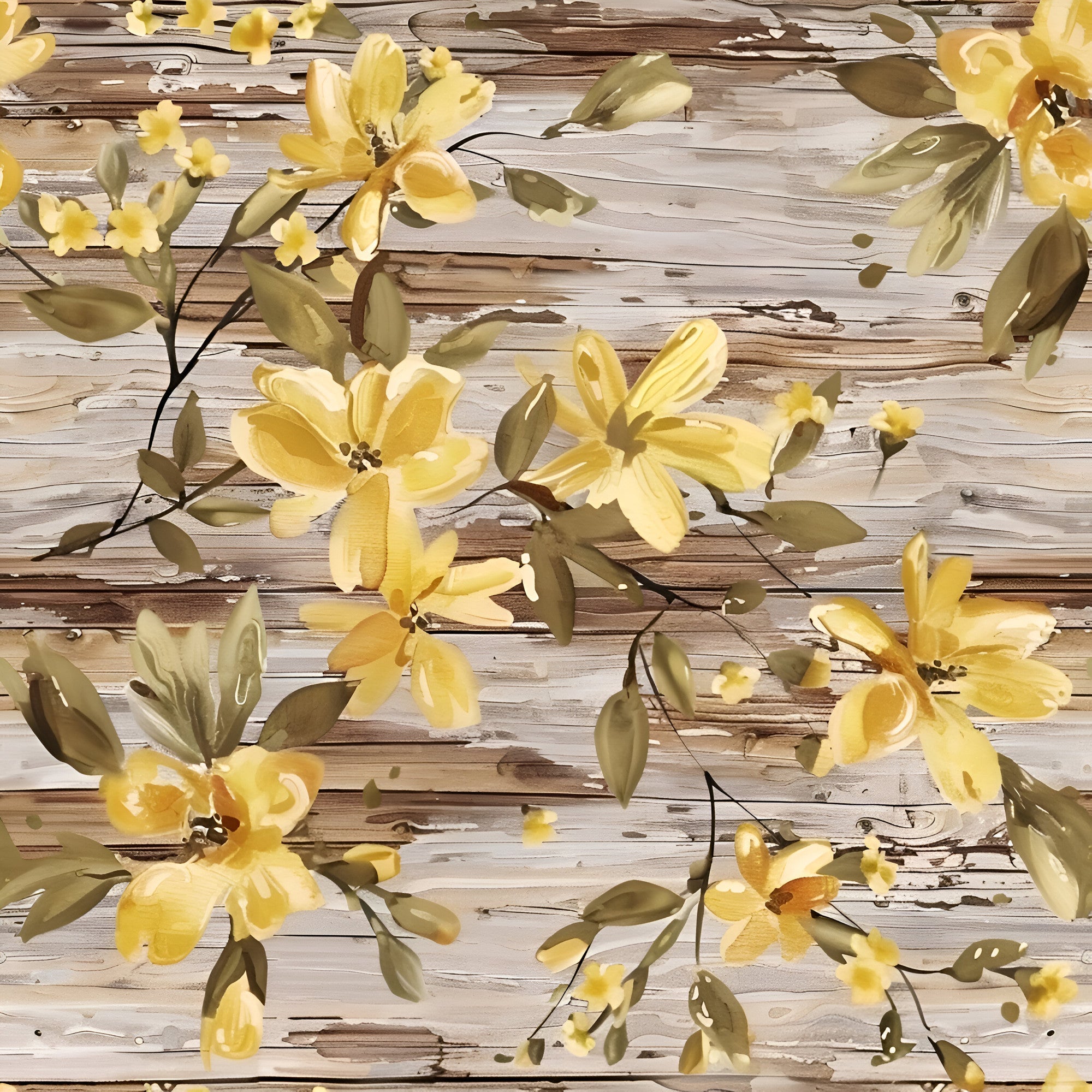 Farmhouse Blooms Pattern 11 Minky Fabric