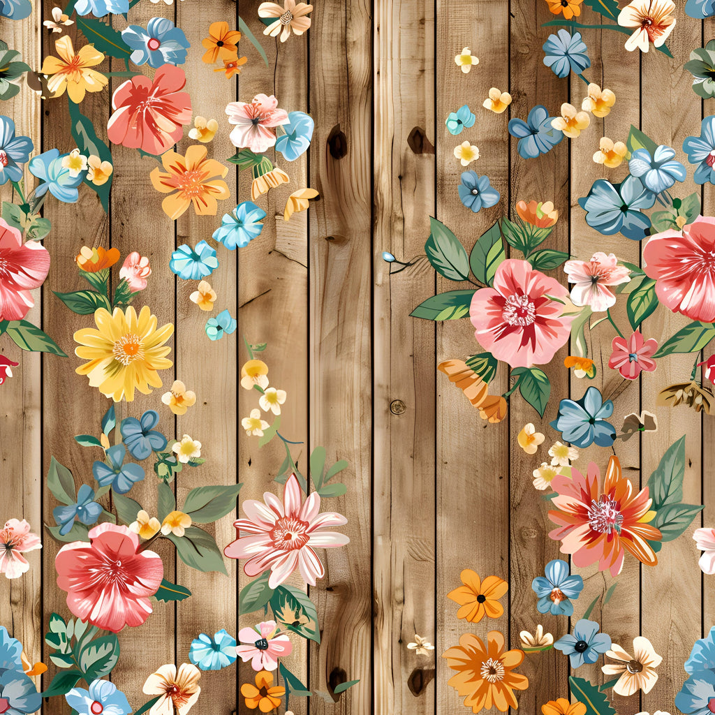 Farmhouse Blooms Pattern 5 Minky Fabric