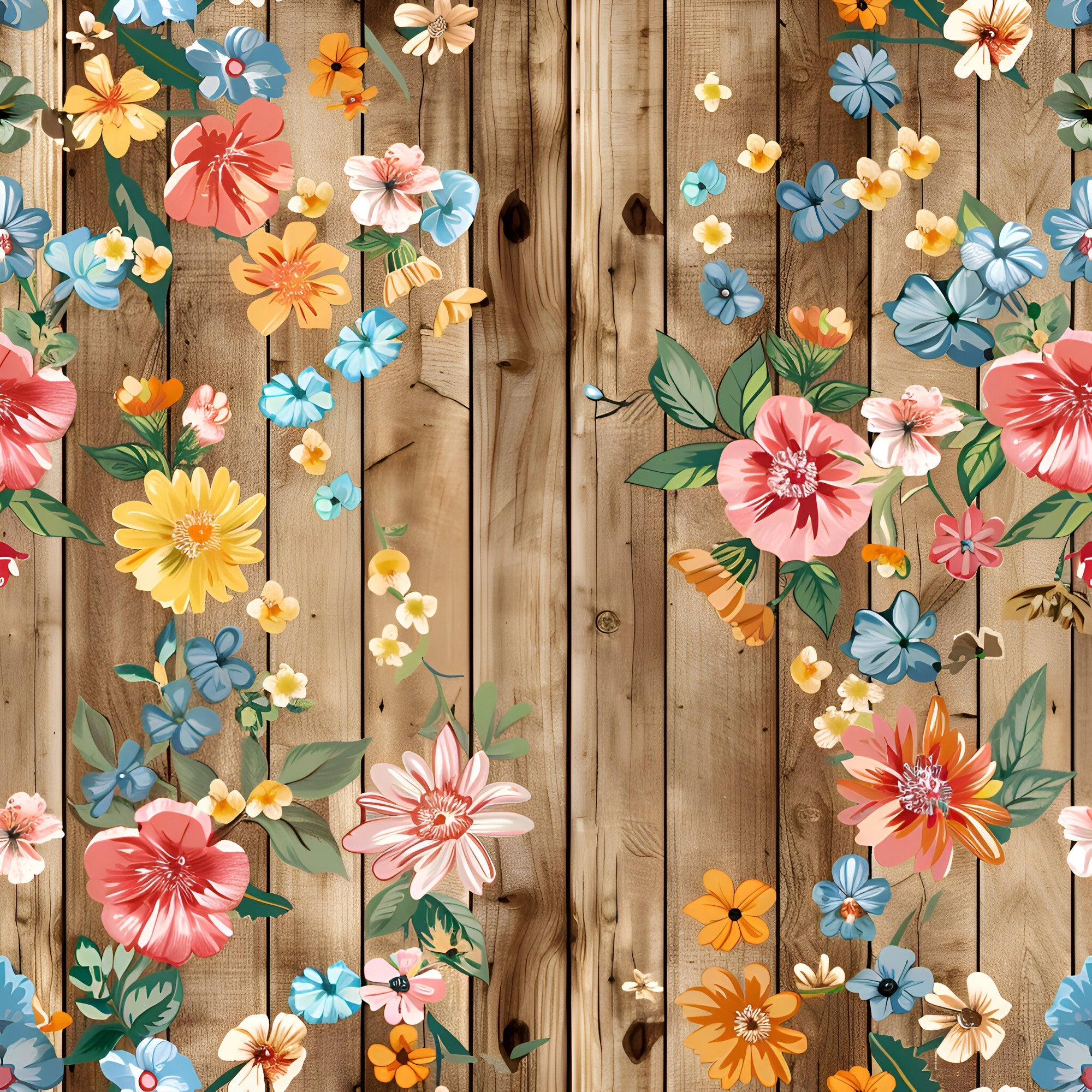 Farmhouse Blooms Pattern 5 Minky Fabric