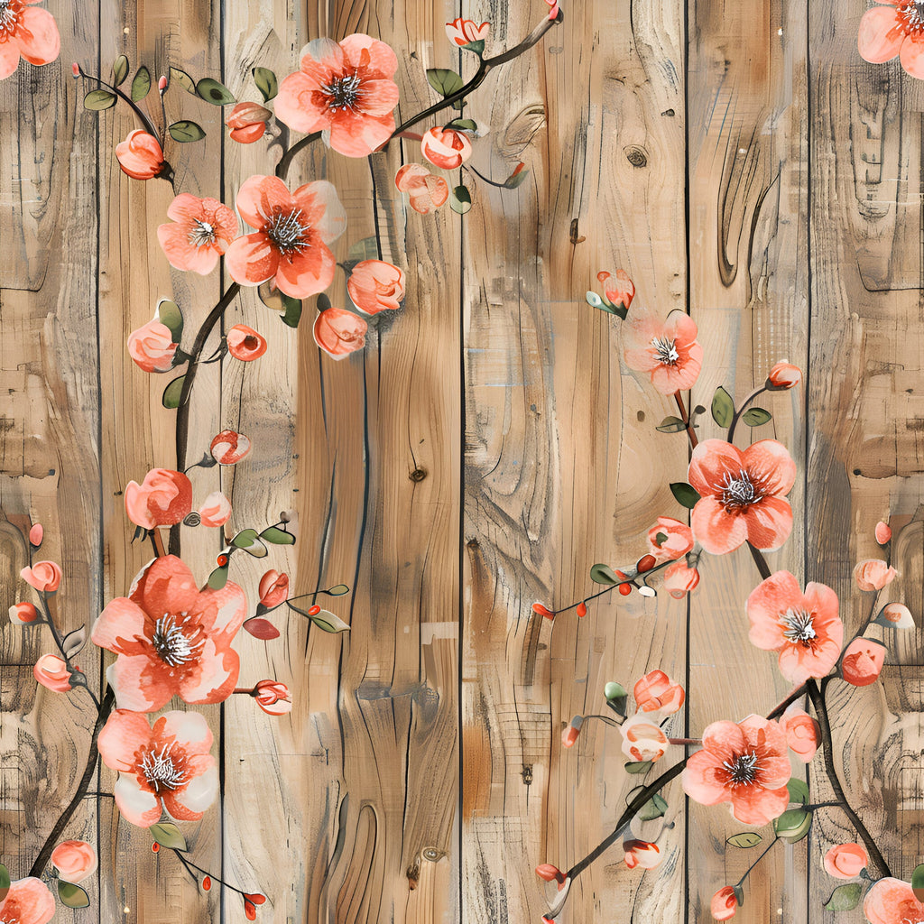 Farmhouse Blooms Pattern 8 Minky Fabric