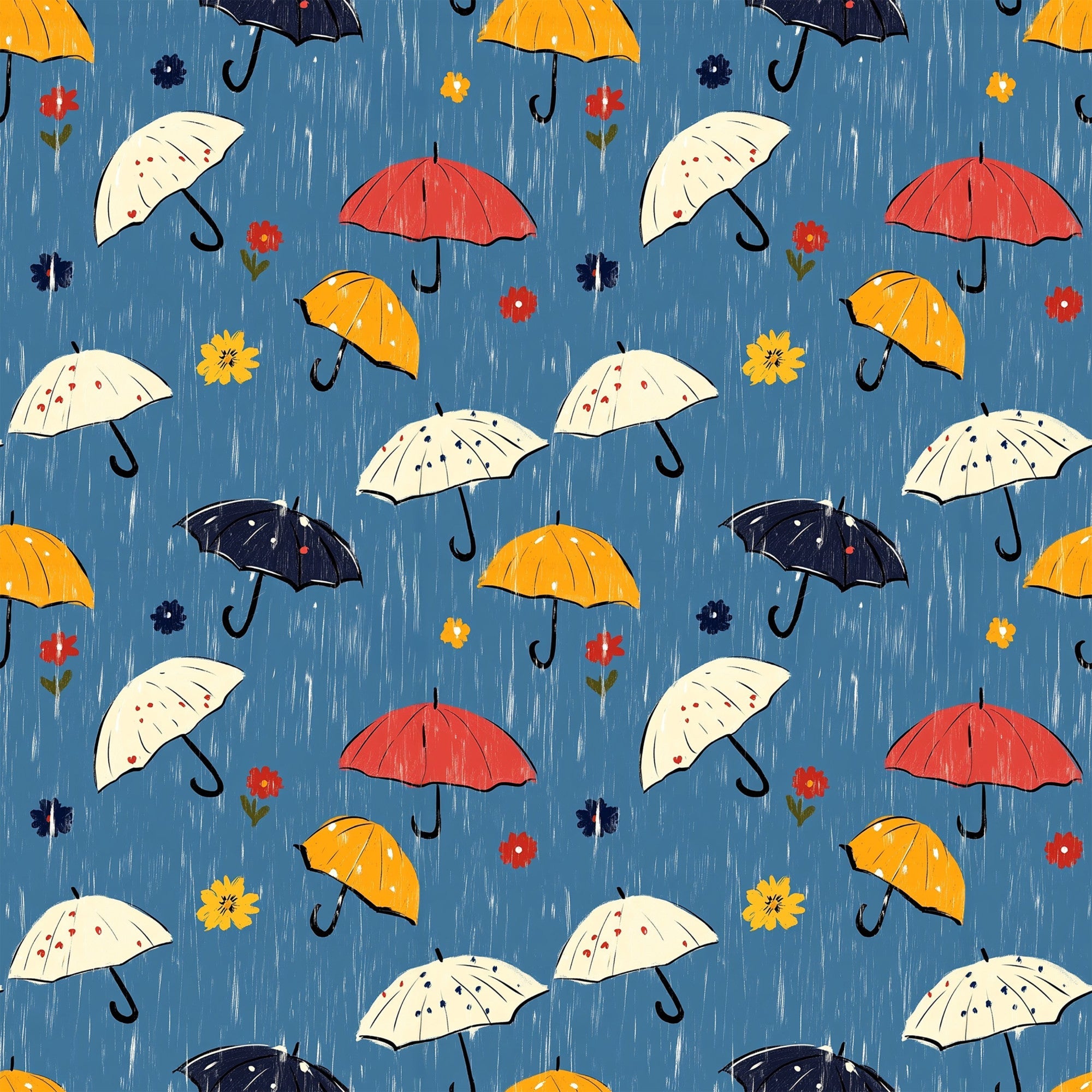 Daisy Drizzle Pattern 1 Minky Fabric
