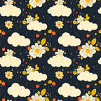Daisy Drizzle Pattern 2 Minky Fabric