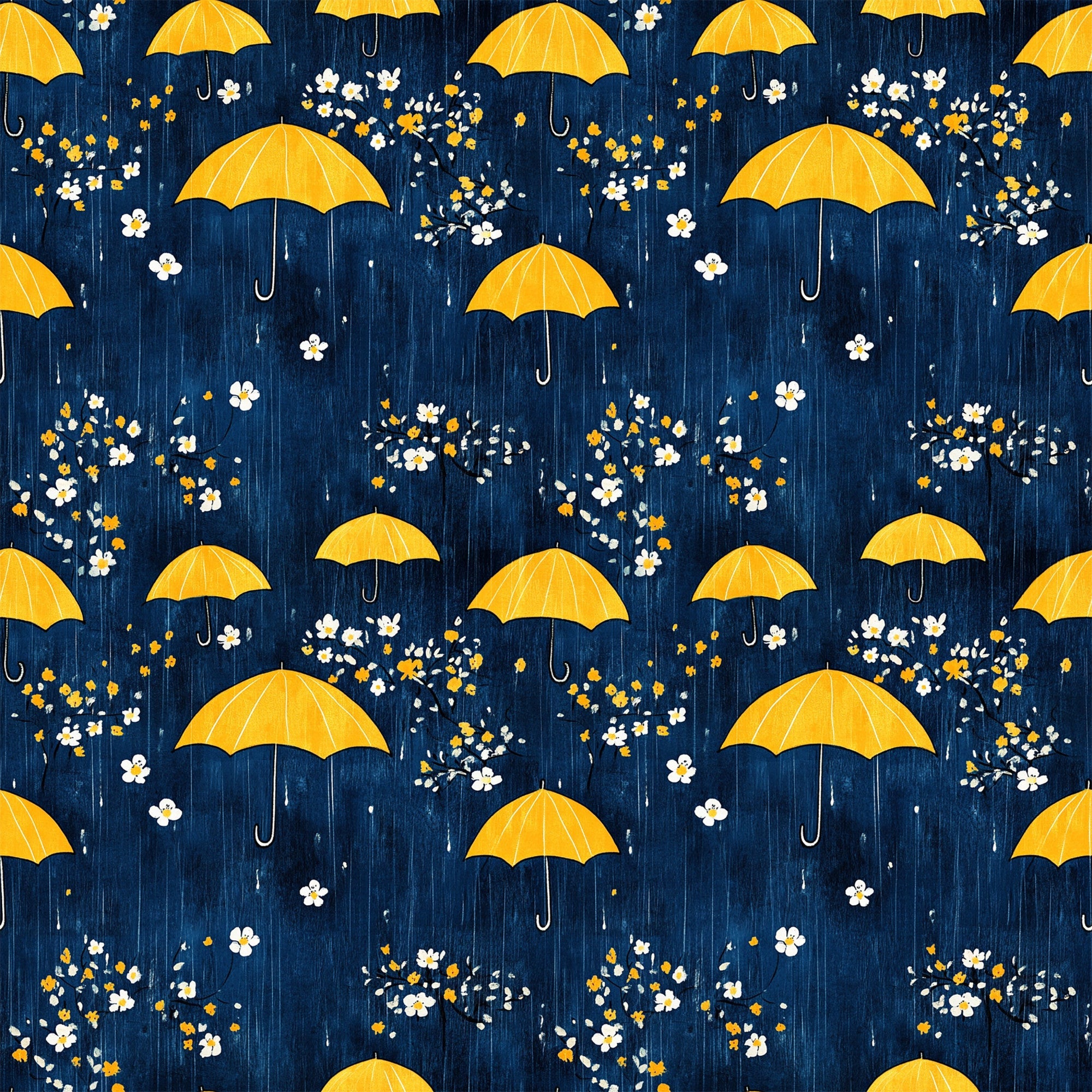 Daisy Drizzle Pattern 4 Minky Fabric
