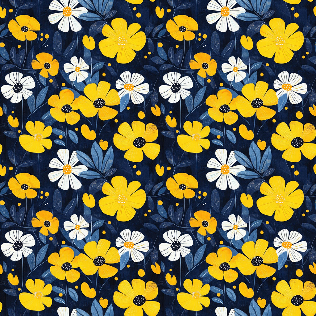 Daisy Drizzle Pattern 6 Minky Fabric
