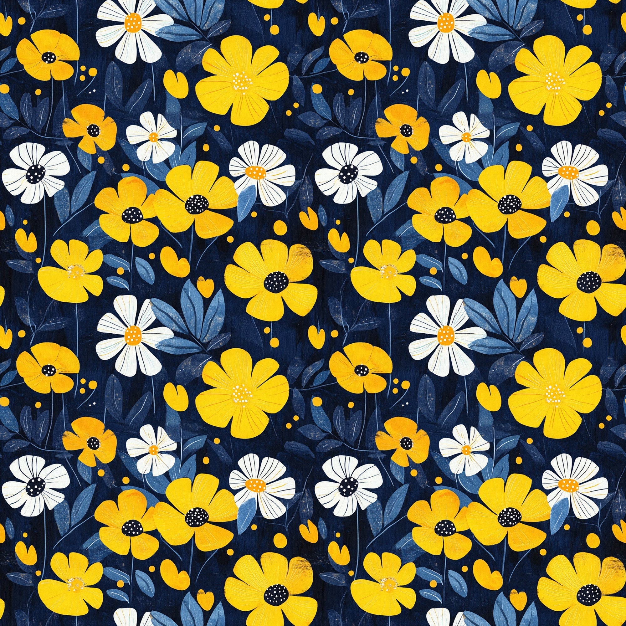Daisy Drizzle Pattern 6 Minky Fabric