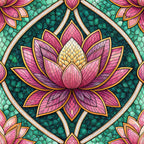 Jeweled Panes Pattern 12 Minky Fabric