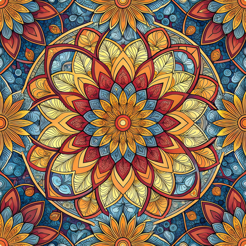 Jeweled Panes Pattern 6 Minky Fabric