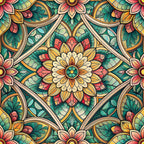 Jeweled Panes Pattern 8 Minky Fabric