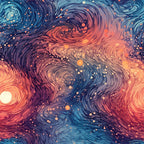 StellarCosmos Pattern 13 Minky Fabric