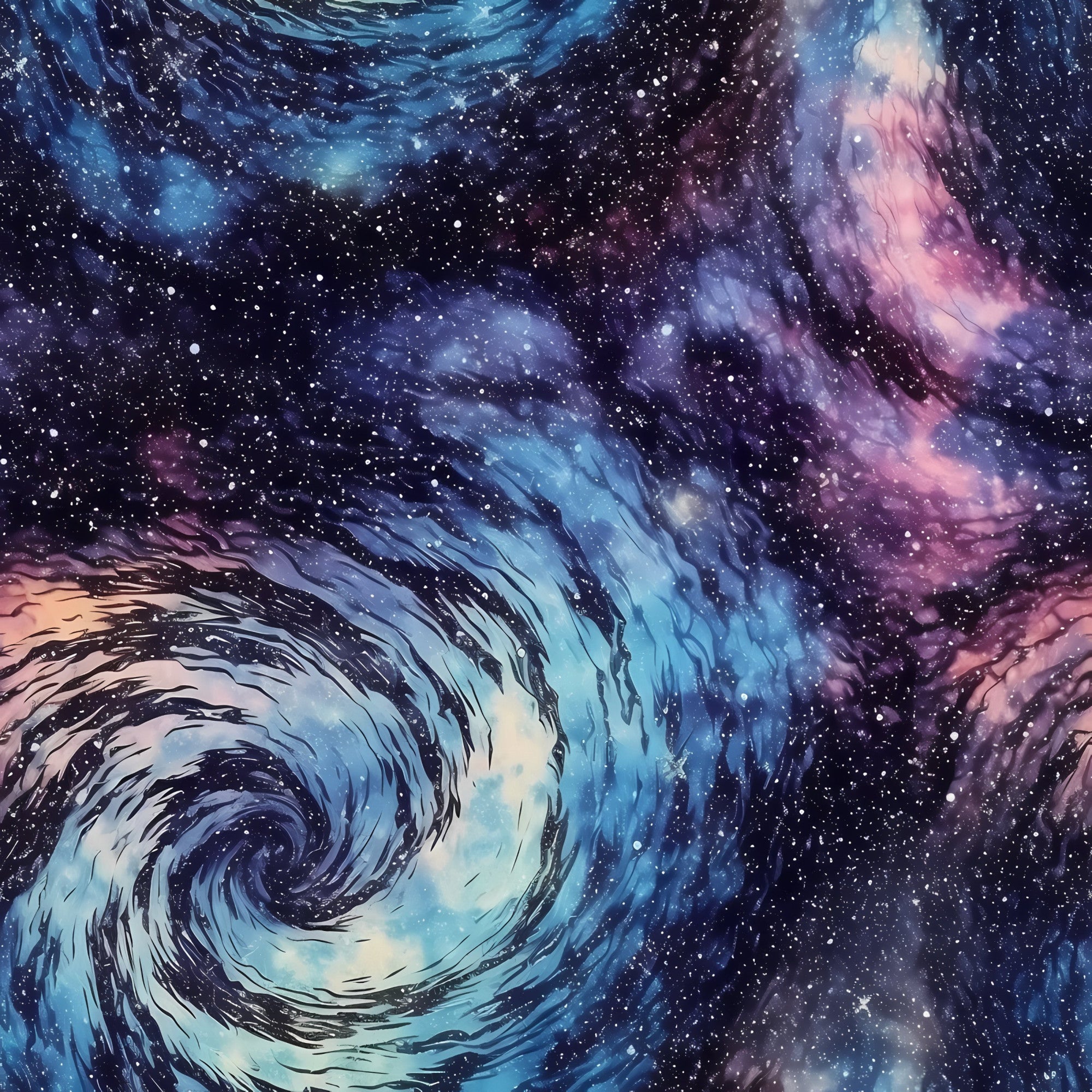 StellarCosmos Pattern 14 Minky Fabric