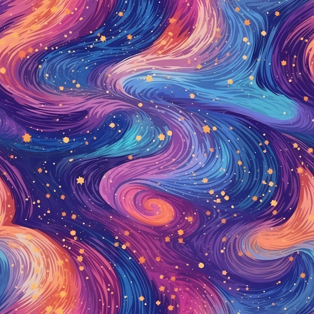 StellarCosmos Pattern 15 Minky Fabric