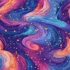 StellarCosmos Pattern 15 Minky Fabric