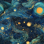 StellarCosmos Pattern 16 Minky Fabric