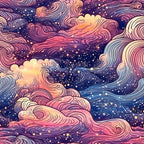 StellarCosmos Pattern 17 Minky Fabric