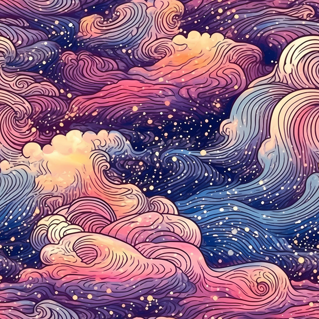 StellarCosmos Pattern 17 Minky Fabric