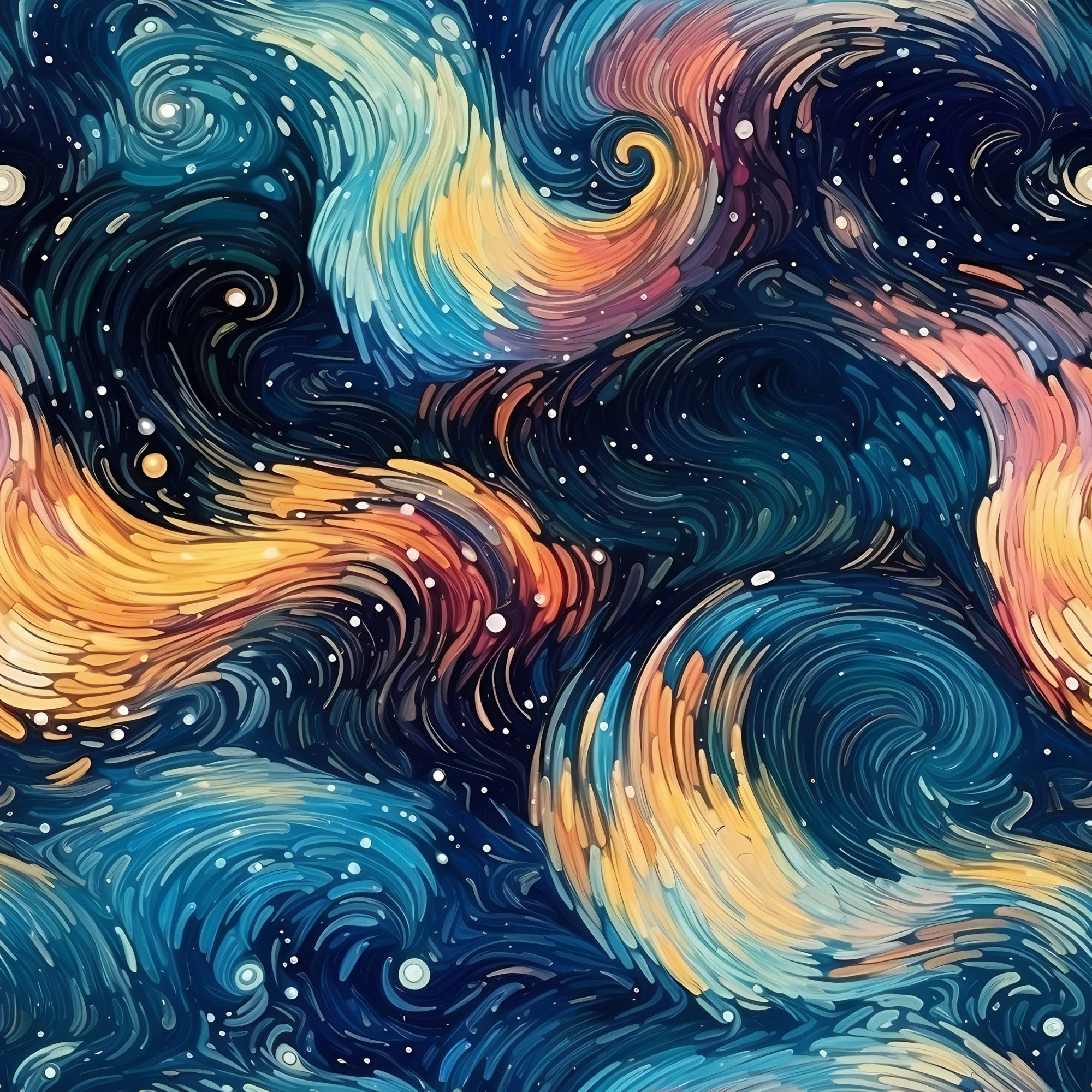 StellarCosmos Pattern 2 Minky Fabric