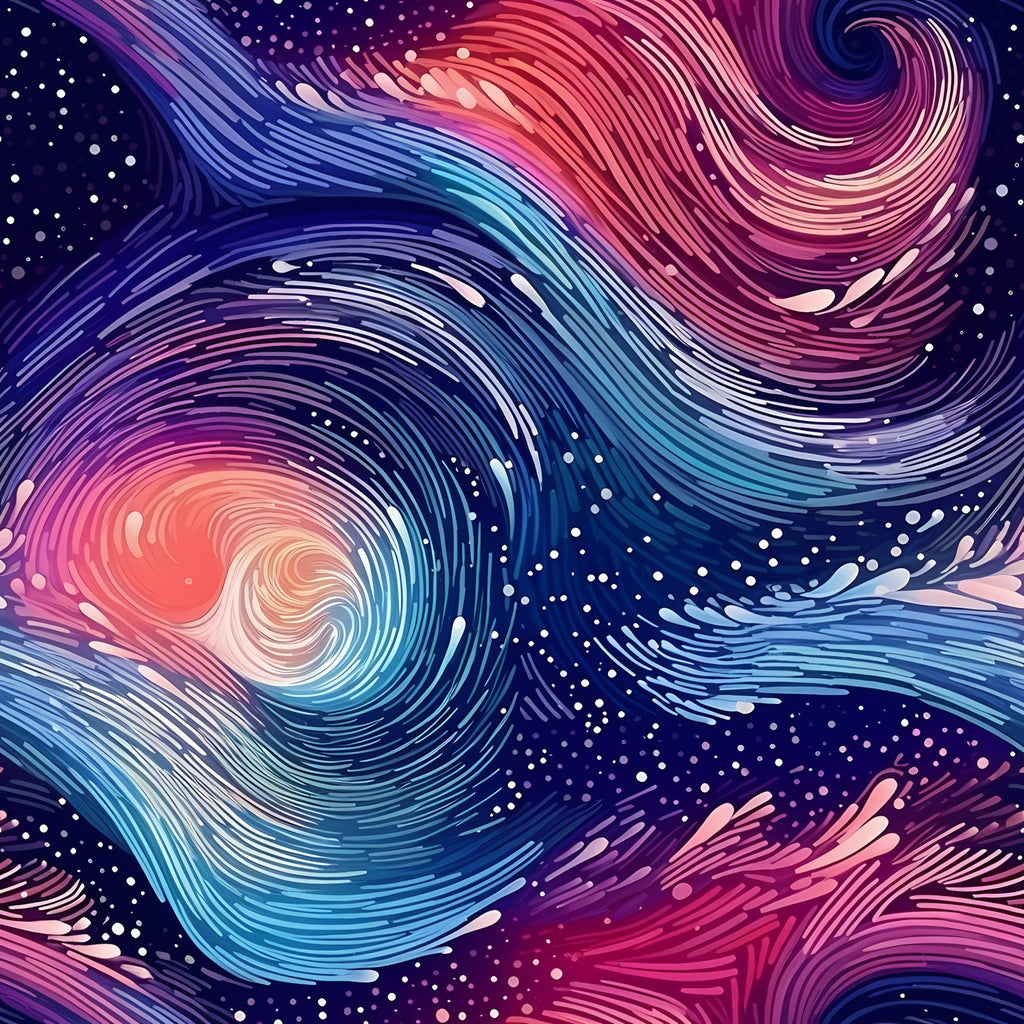 StellarCosmos Pattern 5 Minky Fabric