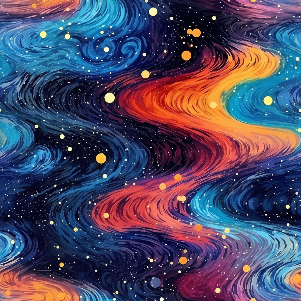 StellarCosmos Pattern 7 Minky Fabric