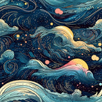 StellarCosmos Pattern 9 Minky Fabric
