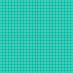 A teal grid with small white squares creates a pattern over the entire image.