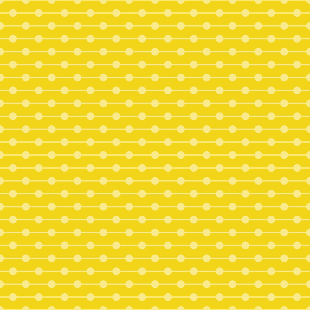 Yellow background with a repeating pattern of horizontal lines and dots in a lighter shade of yellow, creating a striped design.