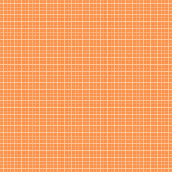 A grid of small, evenly spaced white squares on a solid orange background.