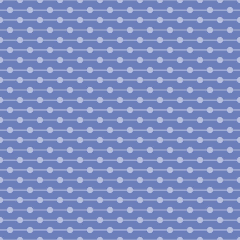 A pattern of evenly spaced horizontal lines with small circles on a light blue background.
