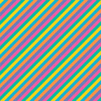 A pattern of diagonal stripes with alternating pink, orange, blue, yellow, and green colors.