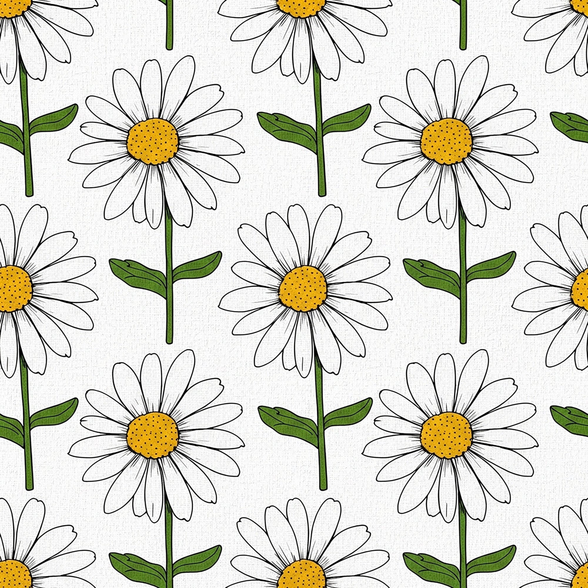 Summer Floral Pattern 23 Minky Fabric