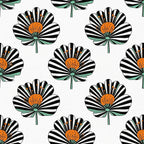 Summer Floral Pattern 24 Minky Fabric