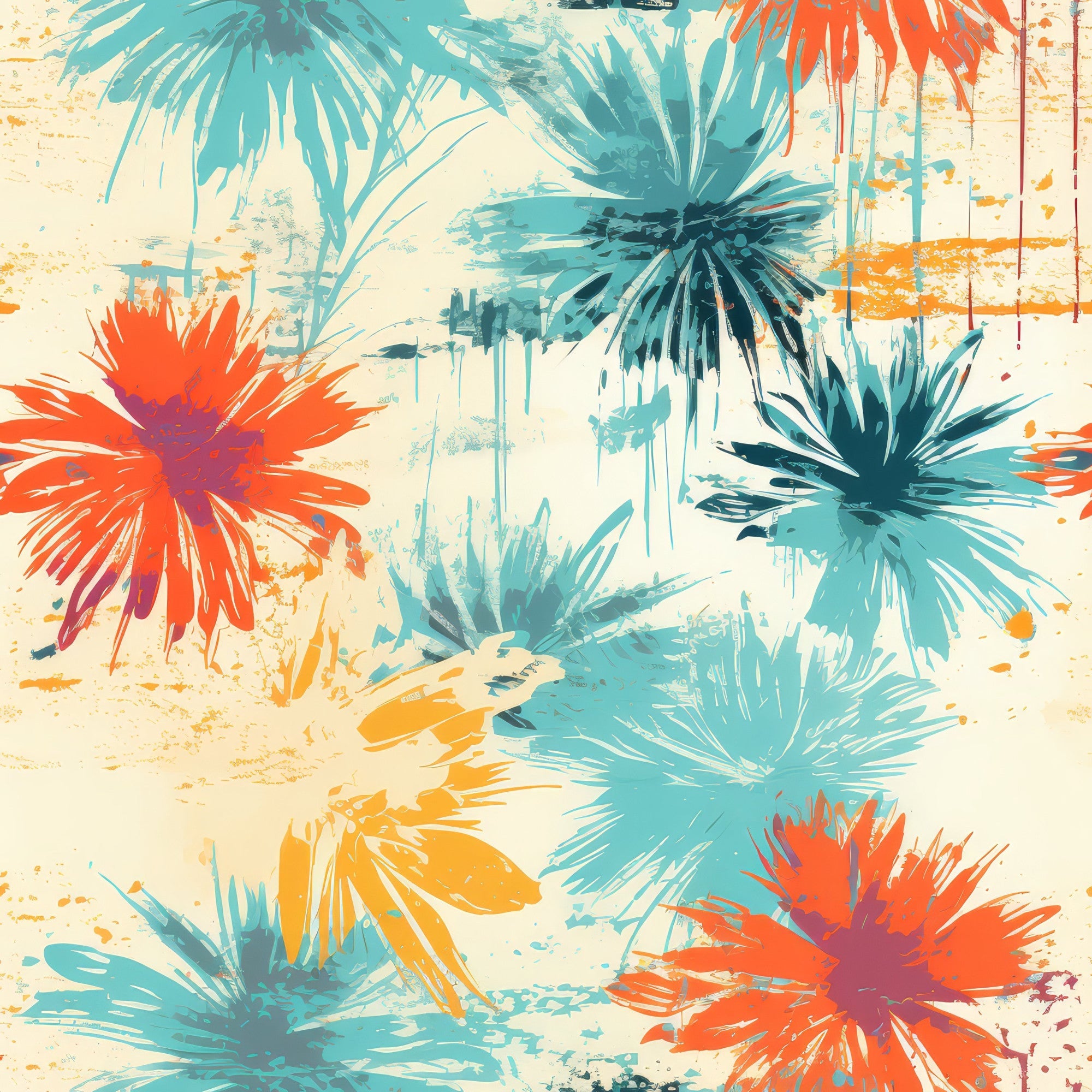 Sunwashed Daisies Pattern 7 Minky Fabric