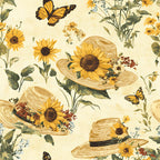 Sunflower Stroll Pattern 10 Minky Fabric