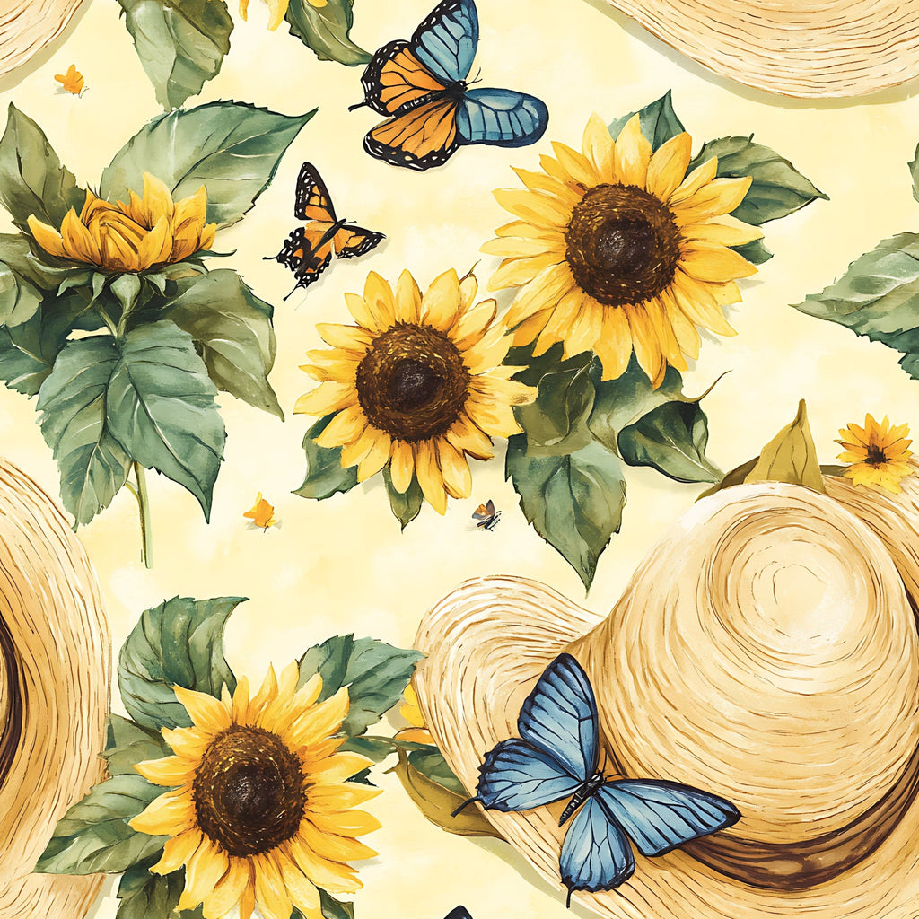 Sunflower Stroll Pattern 14 Minky Fabric