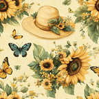 Sunflower Stroll Pattern 17 Minky Fabric