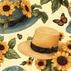 Sunflower Stroll Pattern 3 Minky Fabric