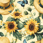 Sunflower Stroll Pattern 6 Minky Fabric