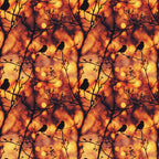 Sunset Bird Pattern 12 Minky Fabric