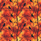 Sunset Bird Pattern 3 Minky Fabric