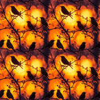 Sunset Bird Pattern 9 Minky Fabric