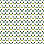 Repeating pattern of cartoon bombs and BOOM! text on a white background.