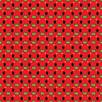 A repeating pattern of cartoon bombs and BOOM! text on a red background.