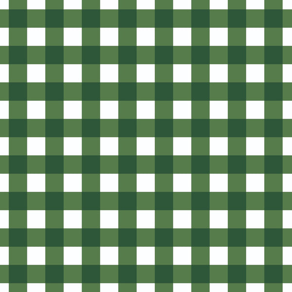 A green and white checkerboard pattern with evenly spaced squares.