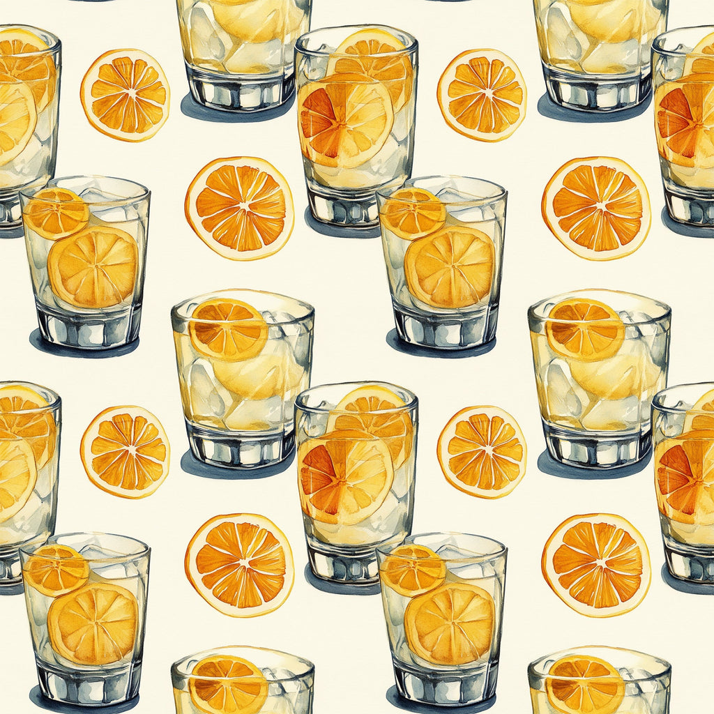 Lemon Drop Soiree Pattern 1 Minky Fabric