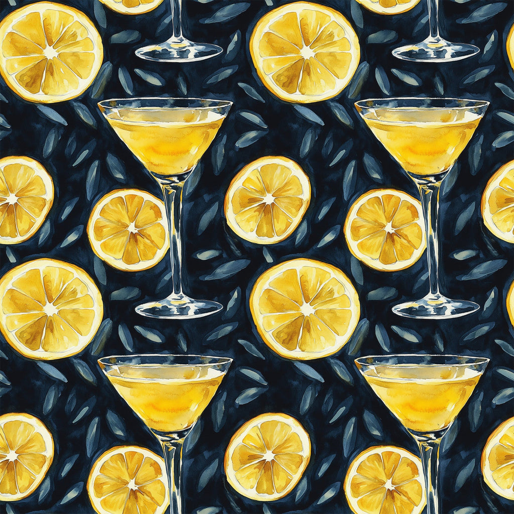 Lemon Drop Soiree Pattern 10 Minky Fabric