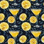Lemon Drop Soiree Pattern 10 Minky Fabric