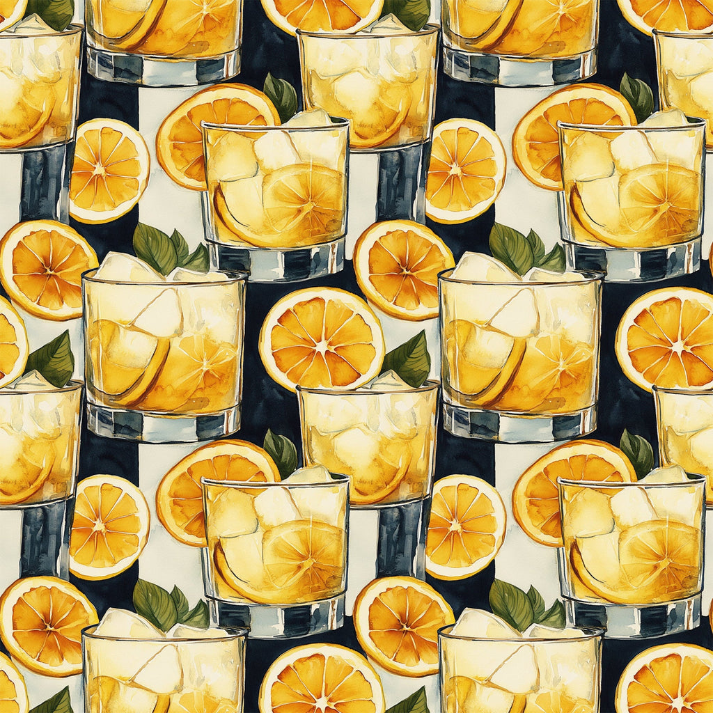 Lemon Drop Soiree Pattern 4 Minky Fabric