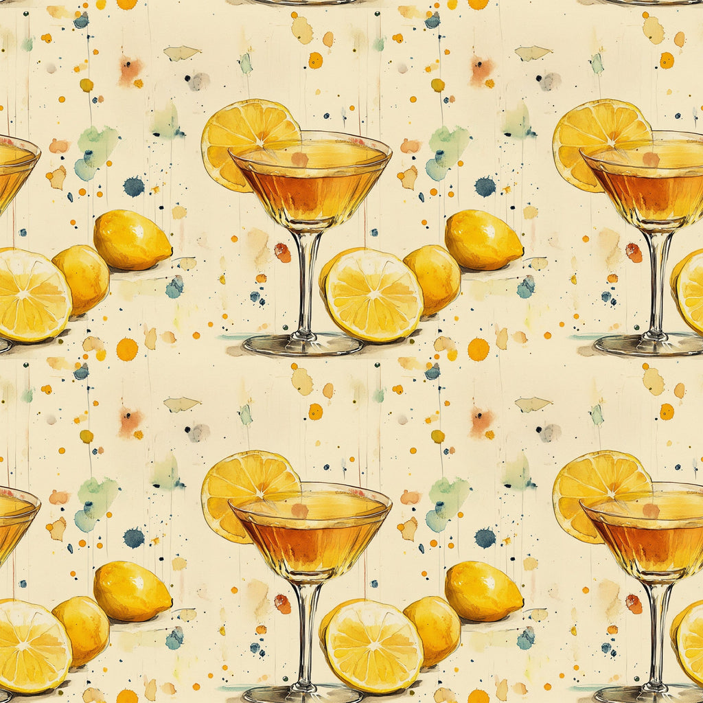 Lemon Drop Soiree Pattern 6 Minky Fabric